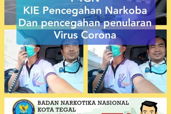 KIE P4GN dan Pencegahan penyebaran Virus Corona secara Mobile di Jl. Pancasila-Jl Pantura Kota Tegal KIE P4GN dan Pencegahan penyebaran Virus Corona secara Mobile di Jl. Pancasila-Jl Pantura Kota Tegal