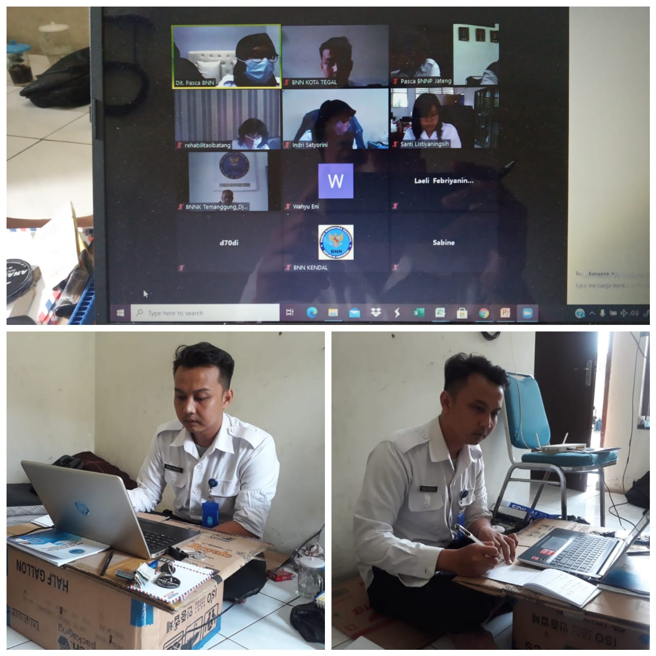 Virtual Meeting Layanan Pascarehabilitasi (AP Reguler dan AP PN) TA.2020 bersama Direktorat Pascarehabilitasi BNN Virtual Meeting Layanan Pascarehabilitasi (AP Reguler dan AP PN) TA.2020 bersama Direktorat Pascarehabilitasi BNN