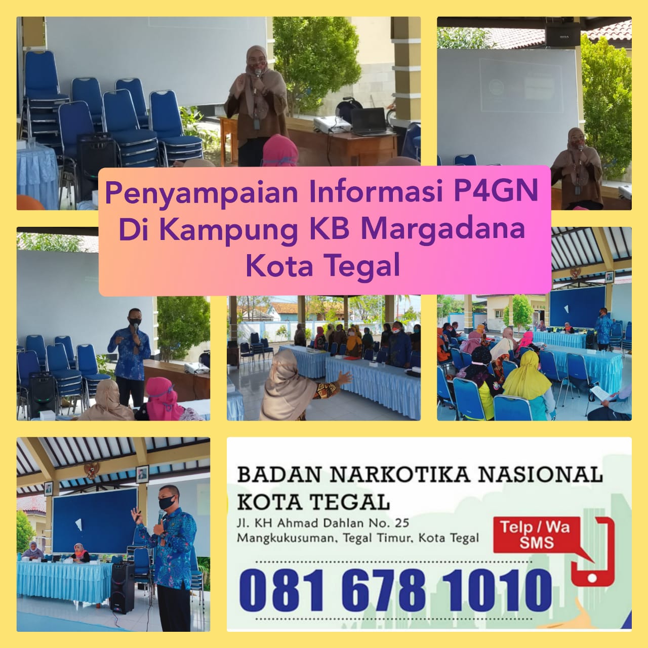 Penyampaian Informasi P4GN kepada pengurus Kampung KB Kecamatan Margadana Kota Tegal Penyampaian Informasi P4GN kepada pengurus Kampung KB Kecamatan Margadana Kota Tegal