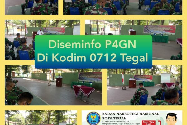 Diseminasi Informasi P4GN melalui Sosialisasi Hidup 100 persen di Kodim 0712/Tegal