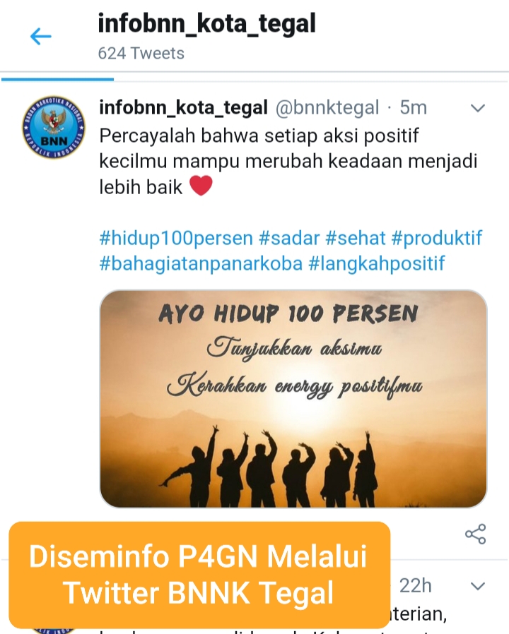 Penyampaian Informasi P4GN melalui Infobnn_kota_tegal BNNK Tegal Penyampaian Informasi P4GN melalui Infobnn_kota_tegal BNNK Tegal