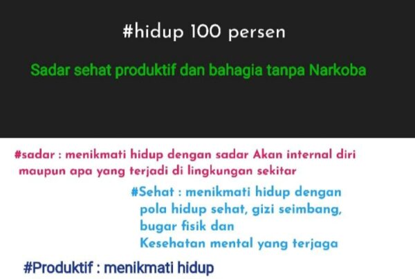 Penyampaian Informasi P4GN melalui Infobnn_kota_tegal BNNK Tegal.