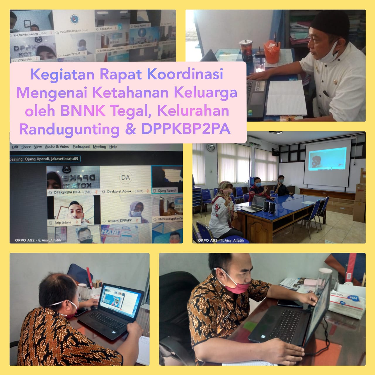 Rapat Koordinasi Pelaksanaan Penguatan ketahanan Keluarga oleh BNNK Tegal, Kelurahan Randugunting & DPPKBP2PA. Rapat Koordinasi Pelaksanaan Penguatan ketahanan Keluarga oleh BNNK Tegal, Kelurahan Randugunting & DPPKBP2PA.