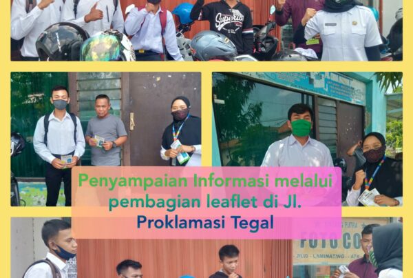 Penyampaian Informasi P4GN di Jl. Proklamasi Kota Tegal
