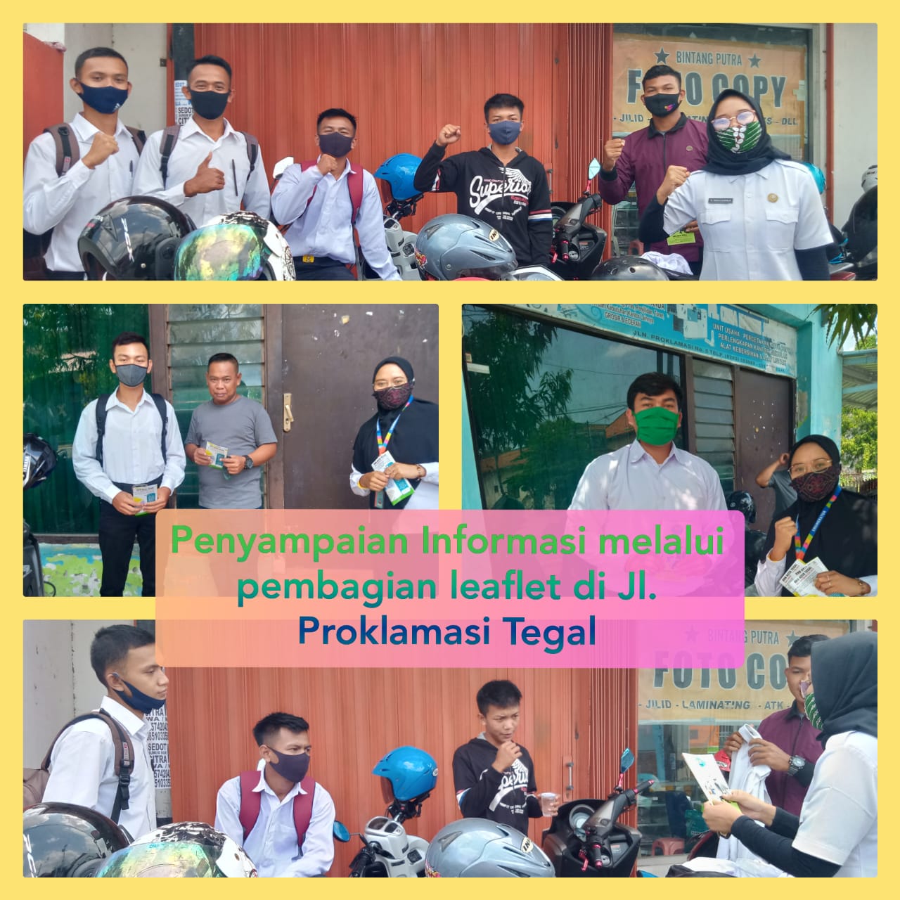 Penyampaian Informasi P4GN di Jl. Proklamasi Kota Tegal Penyampaian Informasi P4GN di Jl. Proklamasi Kota Tegal