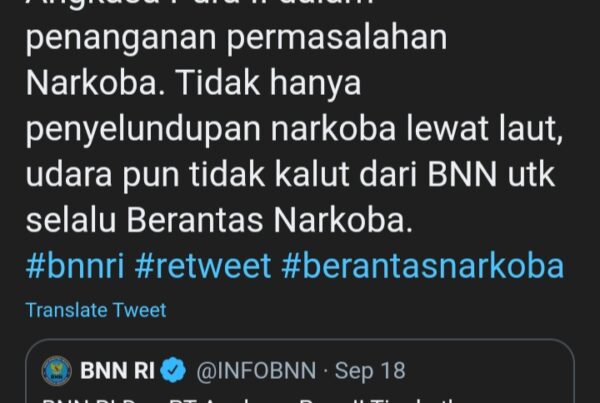 Penyampaian Informasi melalui Twitter BNNK Tegal Penyampaian Informasi melalui Twitter BNNK Tegal