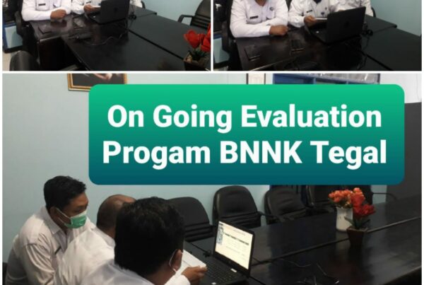 Pelaksanaan On going evaluation BNNK Tegal secara virtual