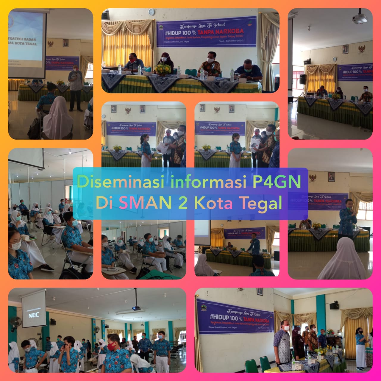 Diseminasi Informasi P4GN melalui Sosialisasi Bahaya Narkoba dan Program Rehabilitasi BNNK Tegal Diseminasi Informasi P4GN melalui Sosialisasi Bahaya Narkoba dan Program Rehabilitasi BNNK Tegal