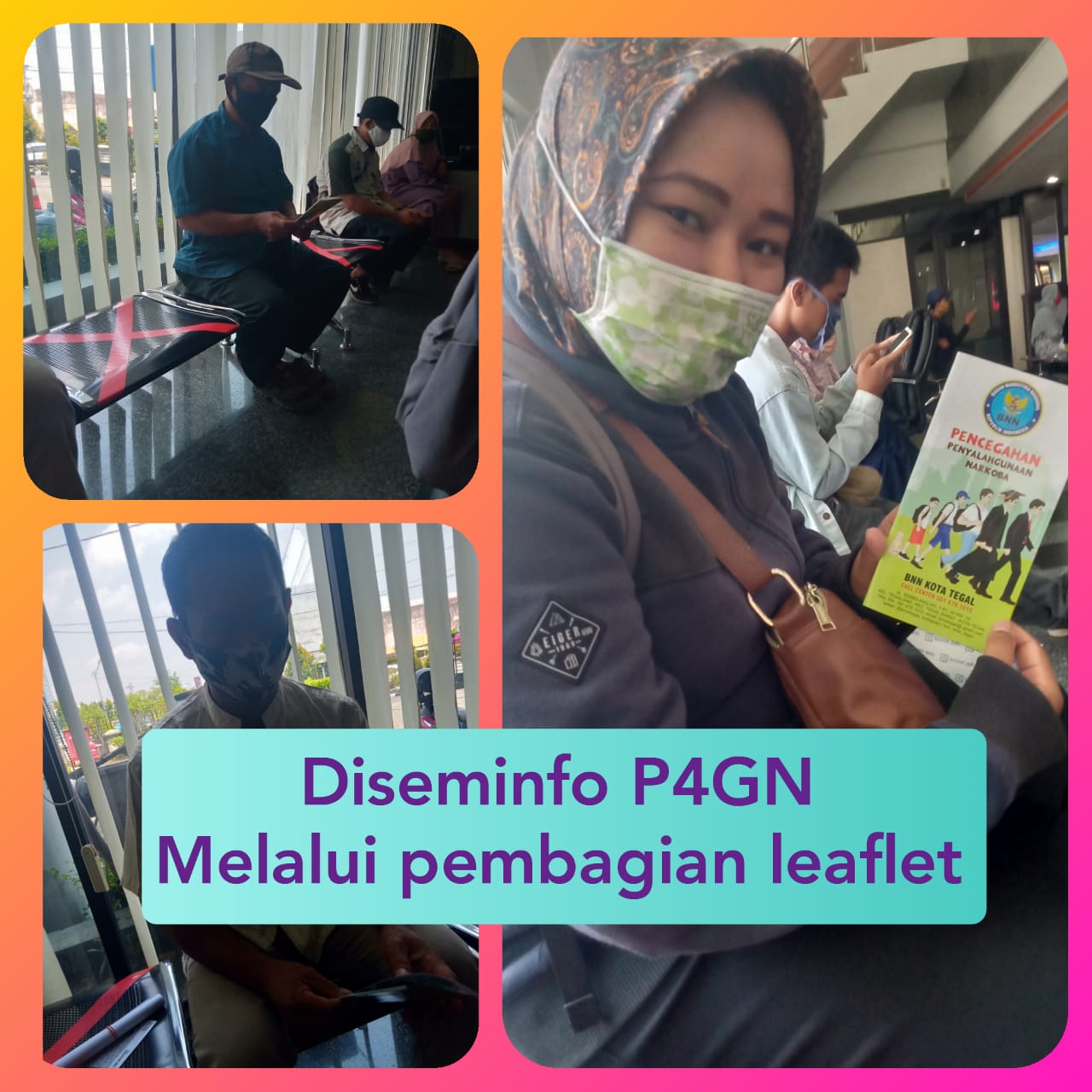 Diseminasi Informasi P4GN melalui Pembagian Leaflet Diseminasi Informasi P4GN melalui Pembagian Leaflet
