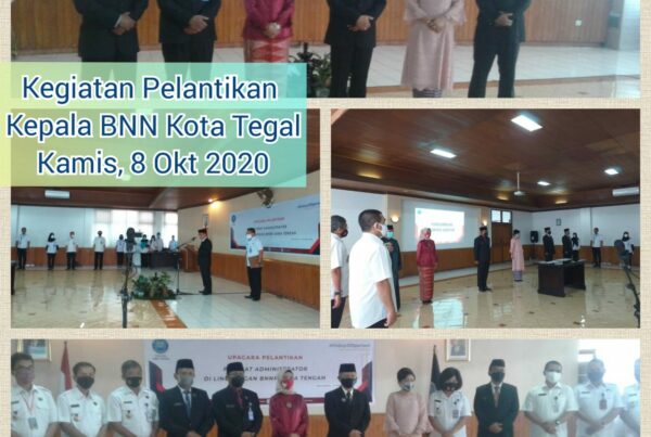 Kegiatan Pelantikan Kepala BNN Kota Tegal