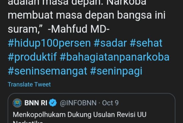 Diseminasi Informasi P4GN melalui Retweet from @infobnn