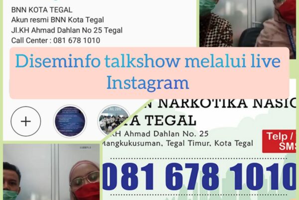 Diseminasi Informasi P4GN melalui talkshow Live via media sosial Instagram