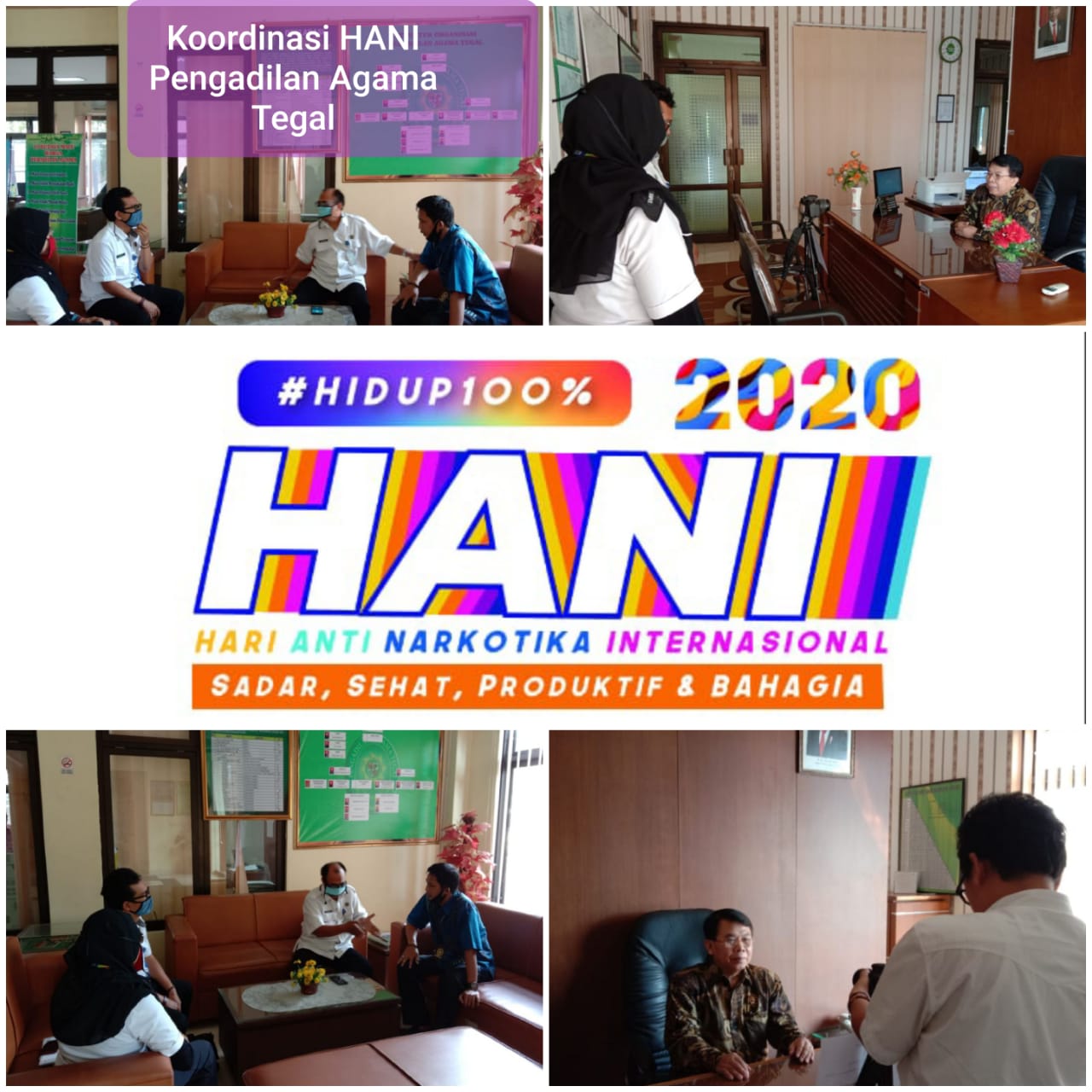 Koordinasi dalam rangka Persiapan HANI 2020 dengan Pengadilan Agama Tegal Koordinasi dalam rangka Persiapan HANI 2020 dengan Pengadilan Agama Tegal