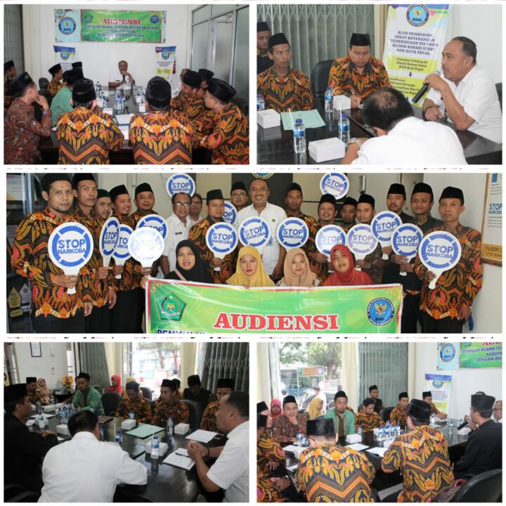 Audiensi Forum Komunikasi Penyuluh Agama Islam (FKPAI) Kementerian Agama Kabupaten Tegal Dengan BNN Kota Tegal