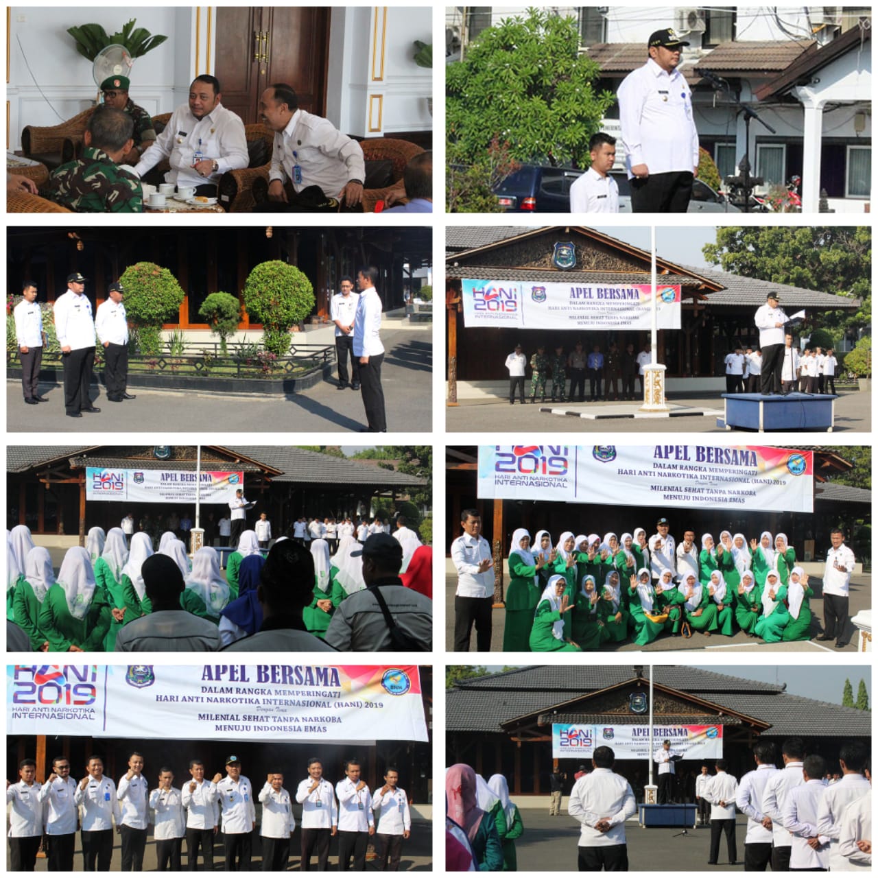 Apel Bersama Dalam Rangka Hari Anti Narkotika Internasional (HANI) 2019 Apel Bersama Dalam Rangka Hari Anti Narkotika Internasional (HANI) 2019