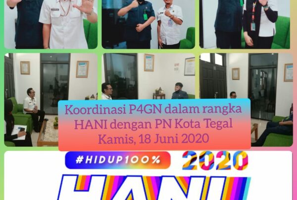 Koordinasi dalam rangka Persiapan HANI 2020 dengan Pengadilan Negeri Kota Tegal