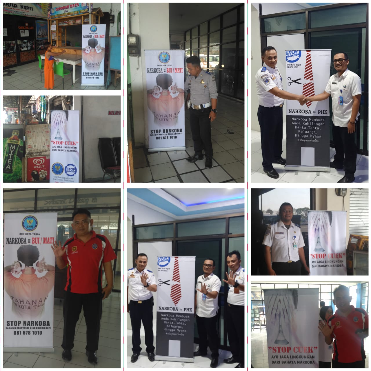 Diseminasi Informasi P4GN melalui branding pada sarana publik di Terminal Tipe A Kota Tegal Diseminasi Informasi P4GN melalui branding pada sarana publik di Terminal Tipe A Kota Tegal