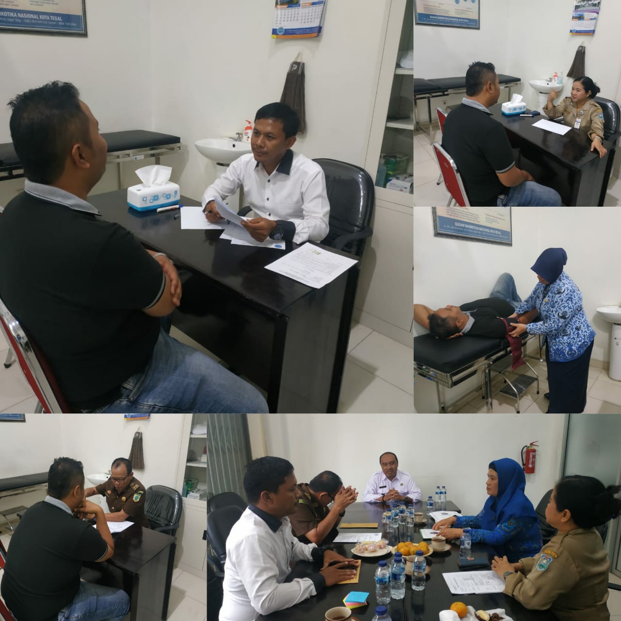 Asesmen Terpadu dan case conference tersangka inisial M di BNN Kota Tegal Asesmen Terpadu dan case conference tersangka inisial M di BNN Kota Tegal