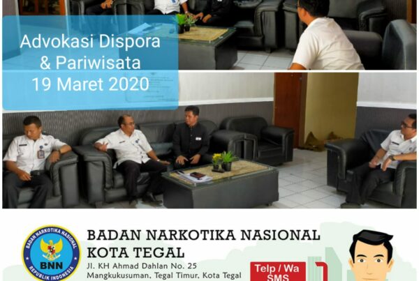 Kegiatan Koordinasi Advokasi Pembangunan Berwawasan Anti Narkoba dengan Dinas Kepemudaan dan Olahraga dan Pariwisata Kota Tegal
