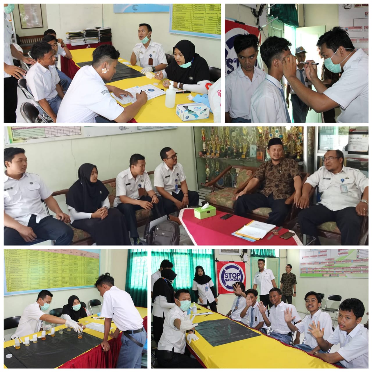 Tes Urine di Lingkungan Pendidikan (SMA IHSANIYAH) Tes Urine di Lingkungan Pendidikan (SMA IHSANIYAH)