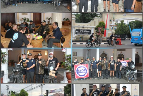 PENYAMBUTAN BIKERS DENMARK BERSAMA WALIKOTA TEGAL