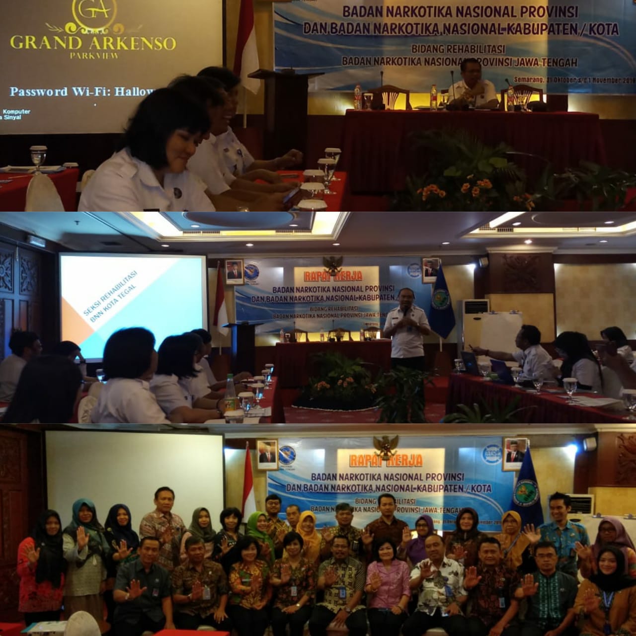 Rapat Kerja BNNP dan BNN Kab/Kota Bidang Rehabilitasi Provinsi Jawa Tengah Rapat Kerja BNNP dan BNN Kab/Kota Bidang Rehabilitasi Provinsi Jawa Tengah