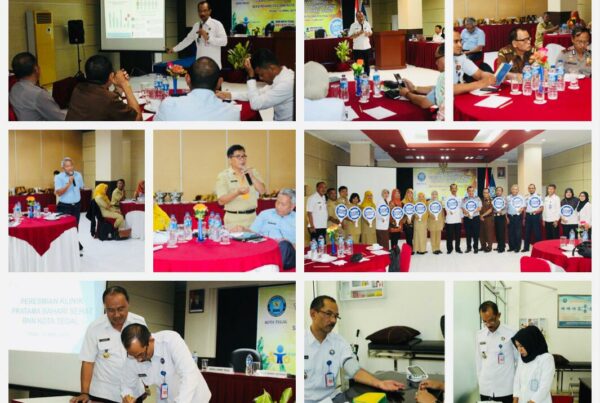 Rapat Koordinasi Tingkat Kabupaten/Kota dengan Dinas Terkait serta kunjungan ke Klinik Pratama Bahari Sehat BNN Kota Tegal