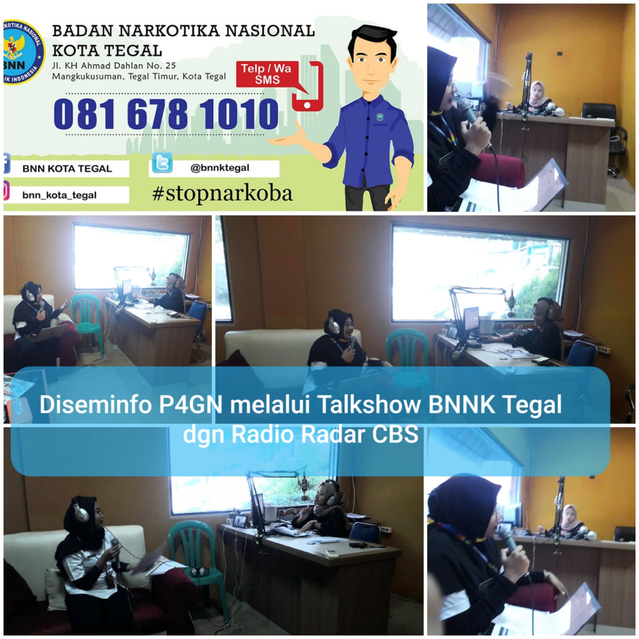 Diseminasi Informasi melalui Talkshow siaran langsung Radio Radar Tegal Diseminasi Informasi melalui Talkshow siaran langsung Radio Radar Tegal