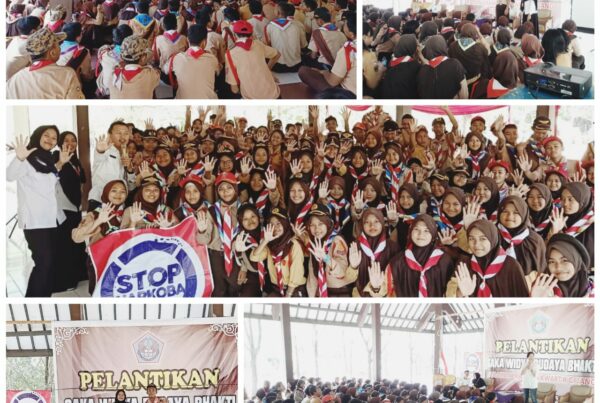 Diseminasi Informasi P4GN melalui Sosialisasi bahaya Narkoba Kepada Perwakilan Pelajar SMP Kota Tegal