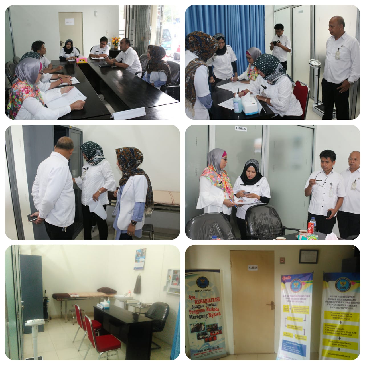 Visitasi Rekomendasi ijin Operasional Klinik BNN Kota Tegal oleh Tim dari Dinas Kesehatan Kota Tegal Visitasi Rekomendasi ijin Operasional Klinik BNN Kota Tegal oleh Tim dari Dinas Kesehatan Kota Tegal