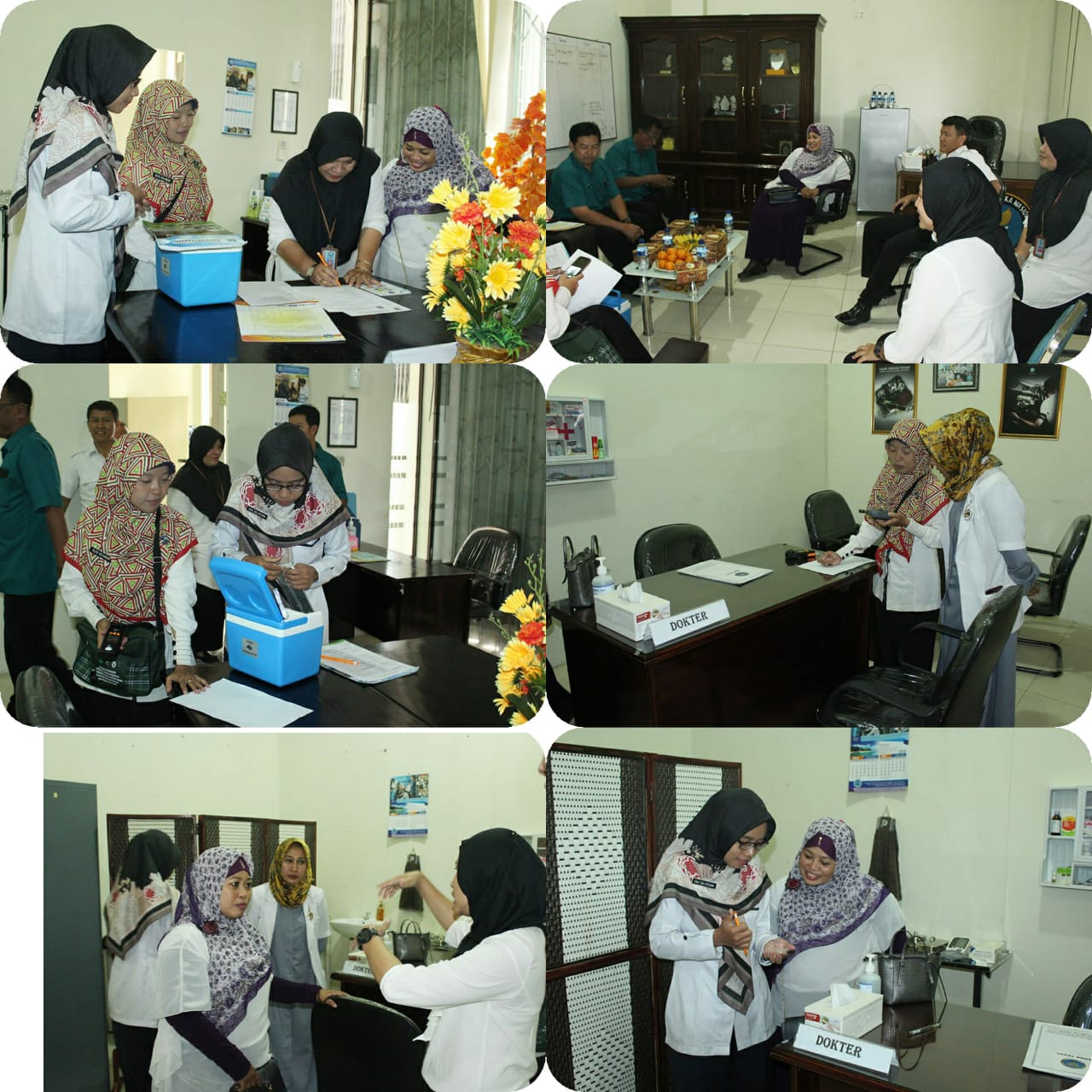 Visitasi Laik Sehat Klinik "Bahari Sehat" BNN Kota Tegal dari Tim BP2T Kota Tegal dan Dinas Kesehatan Kota Tegal Visitasi Laik Sehat Klinik "Bahari Sehat" BNN Kota Tegal dari Tim BP2T Kota Tegal dan Dinas Kesehatan Kota Tegal