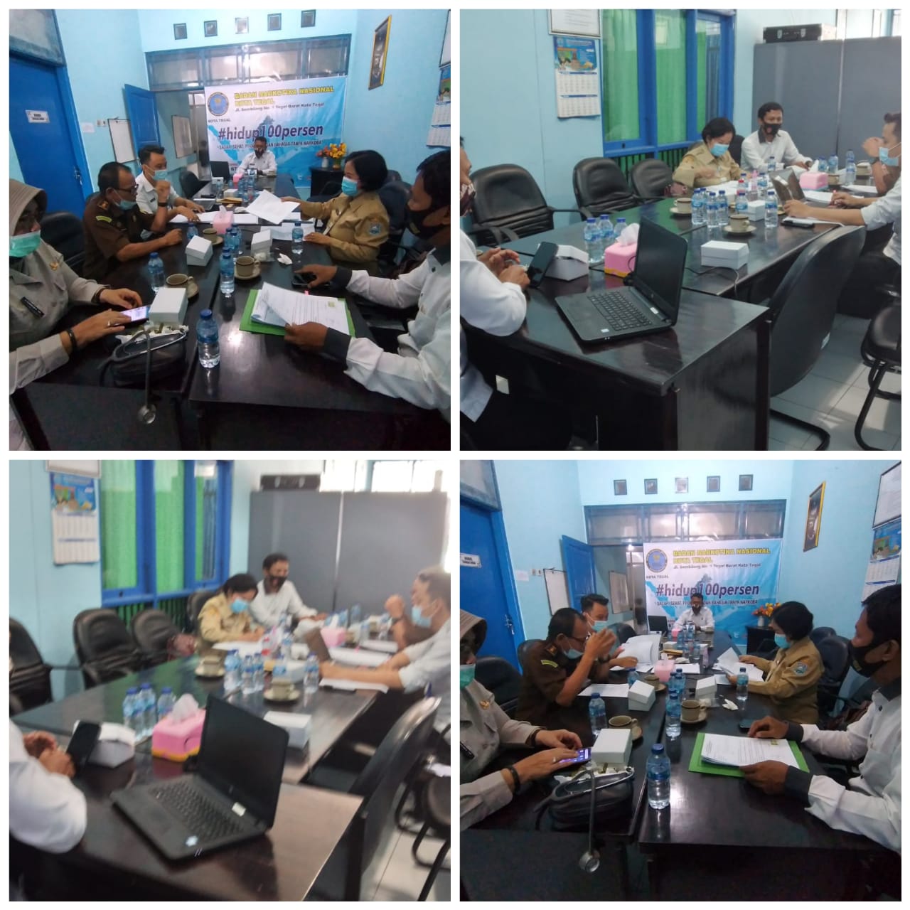 Asesmen Terpadu dan case conference tersangka inisial MAM secara di BNN Kota Tegal Asesmen Terpadu dan case conference tersangka inisial MAM secara di BNN Kota Tegal