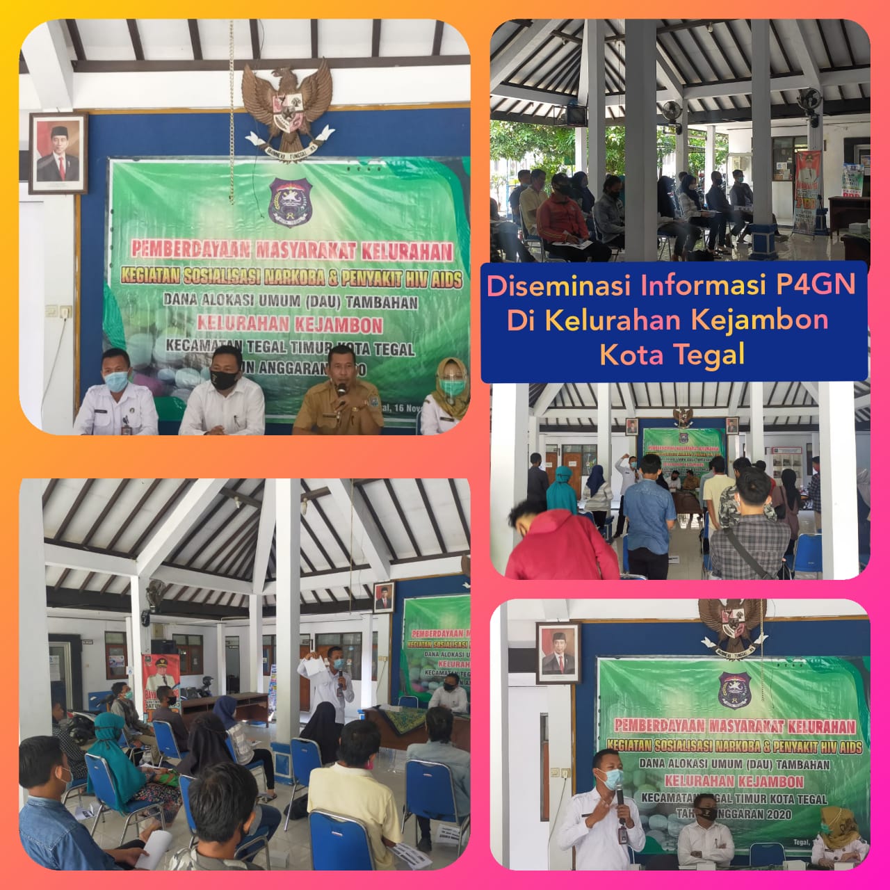 Diseminasi Informasi P4GN melalui sosialisasi bahaya Narkoba dan HIV AIDS bagi remaja di Kelurahan Kejambon Diseminasi Informasi P4GN melalui sosialisasi bahaya Narkoba dan HIV AIDS bagi remaja di Kelurahan Kejambon