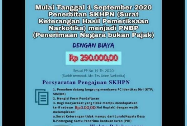 Diseminasi Informasi melalui Instagram (infobnn_kota_tegal BNNK Tegal)