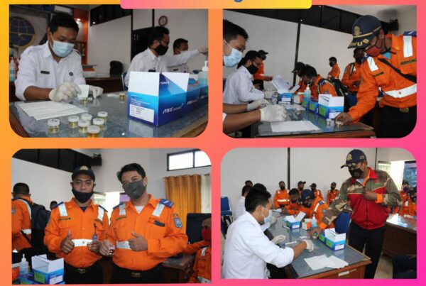 Pemberdayaan Masyarakat anti Narkoba melalui Tes Urine di Dinas Perhubungan Kota Tegal