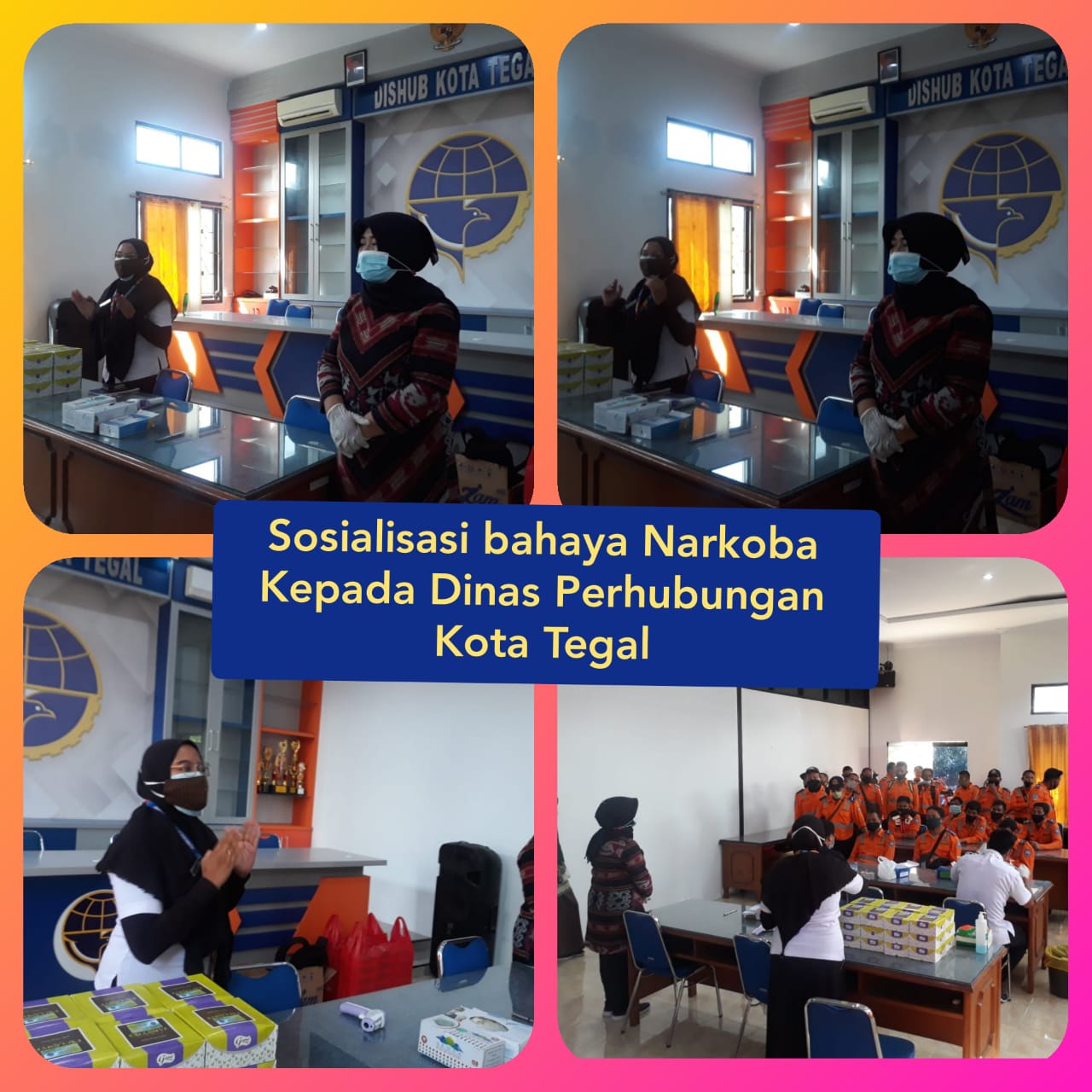 Diseminasi Informasi P4GN kepada Dinas Perhubungan Kota Tegal Diseminasi Informasi P4GN kepada Dinas Perhubungan Kota Tegal
