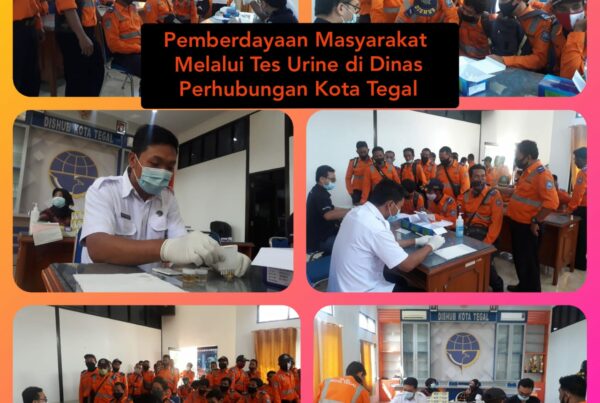 Pemberdayaan Masyarakat anti Narkoba melalui Tes Urine di Dinas Perhubungan Kota Tegal