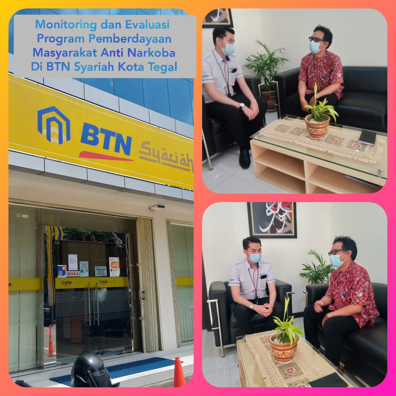 Monitoring dan Evaluasi Program Pemberdayaan masyarakat di Instansi Swasta Bank BTN Syariah Kota Tegal Monitoring dan Evaluasi Program Pemberdayaan masyarakat di Instansi Swasta Bank BTN Syariah Kota Tegal