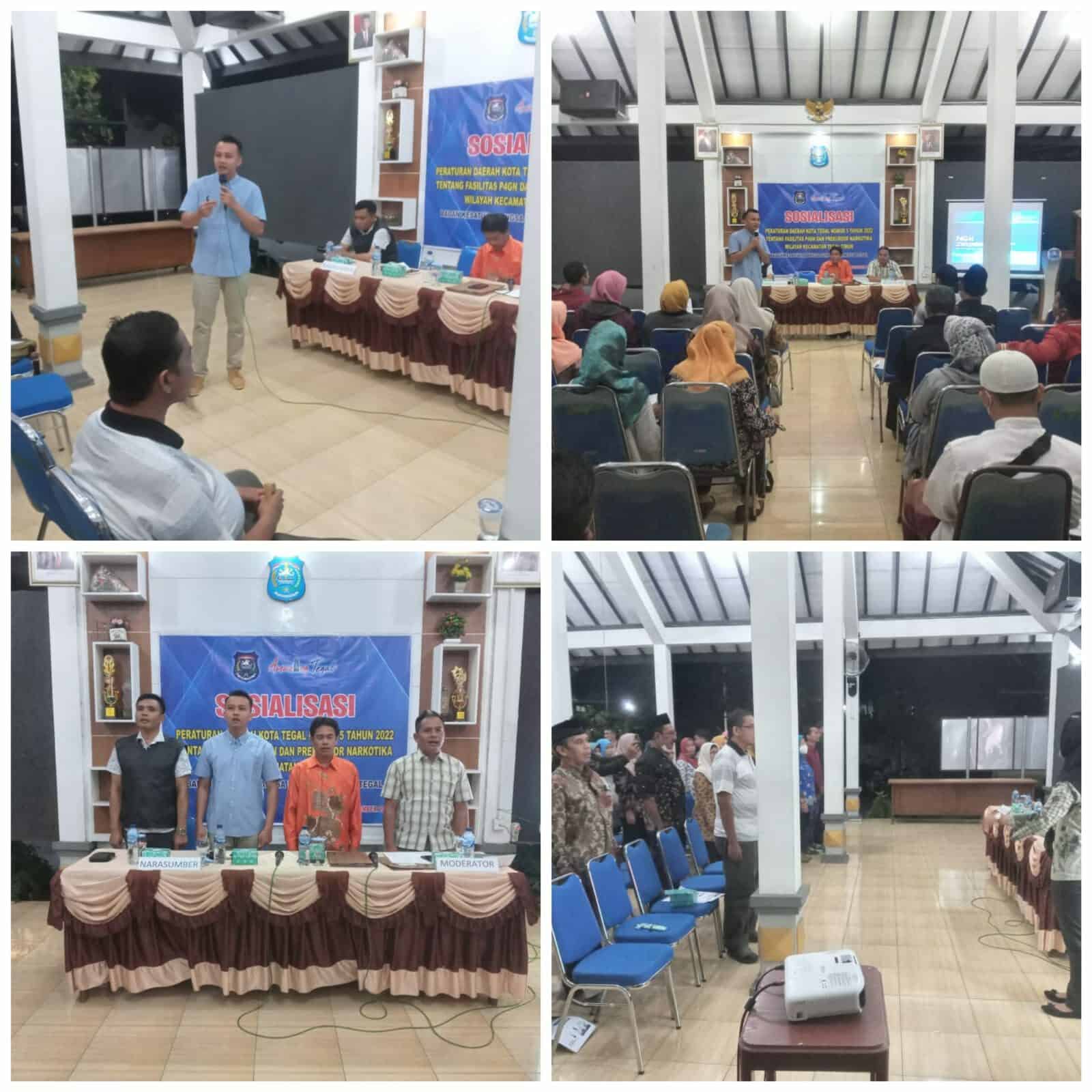Sosialisasi Peraturan Daerah Kota Tegal Nomor 5 Tahun 2022 Tentang Fasilitasi P4GN Prekusor Narkotika wilayah Kecamatan Tegal Timur Sosialisasi Peraturan Daerah Kota Tegal Nomor 5 Tahun 2022 Tentang Fasilitasi P4GN Prekusor Narkotika wilayah Kecamatan Tegal Timur