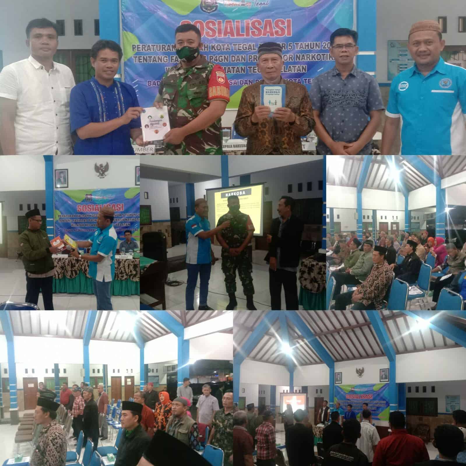 Sosialisasi Peraturan Daerah Kota Tegal Nomor 5 Tahun 2022 Tentang Fasilitasi P4GN Prekusor Narkotika Wilayah Kecamatan Tegal Selatan Sosialisasi Peraturan Daerah Kota Tegal Nomor 5 Tahun 2022 Tentang Fasilitasi P4GN Prekusor Narkotika Wilayah Kecamatan Tegal Selatan
