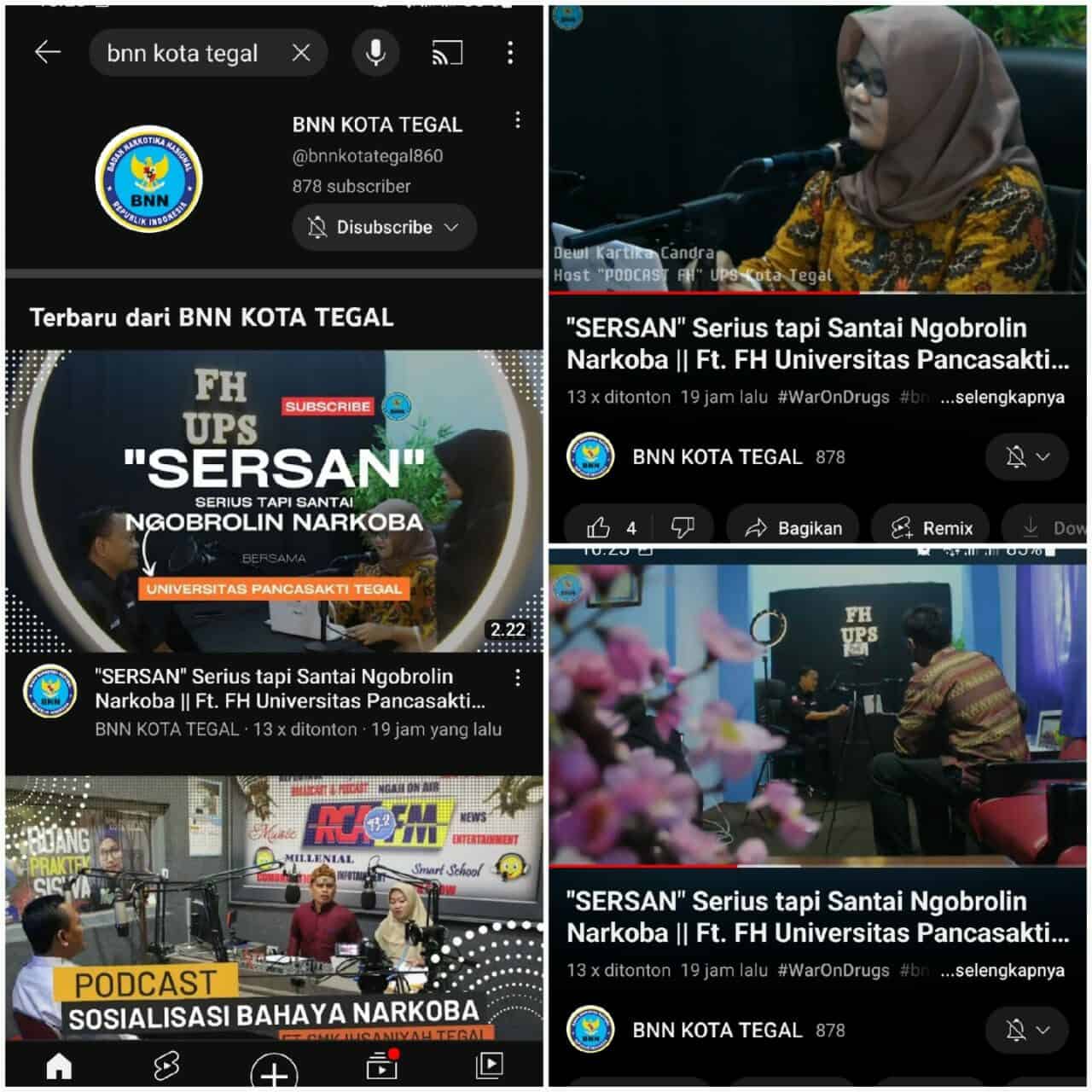 Informasi Edukasi P4GN Melalui Media Youtube Informasi Edukasi P4GN Melalui Media Youtube