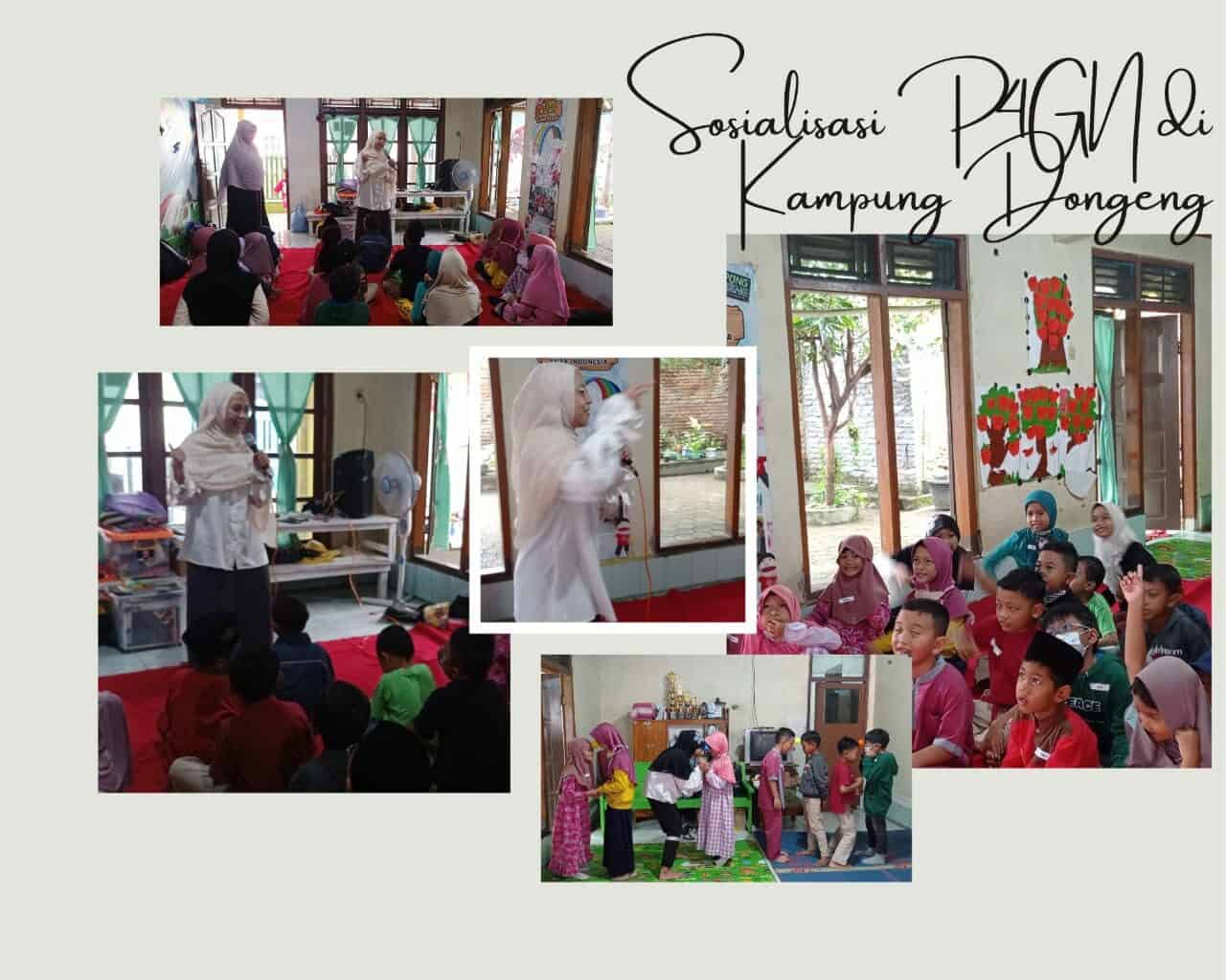 Kegiatan Informasi dan Edukasi (KIE) P4GN di Sanggar Kampung Dongeng Tegal Kegiatan Informasi dan Edukasi (KIE) P4GN di Sanggar Kampung Dongeng Tegal