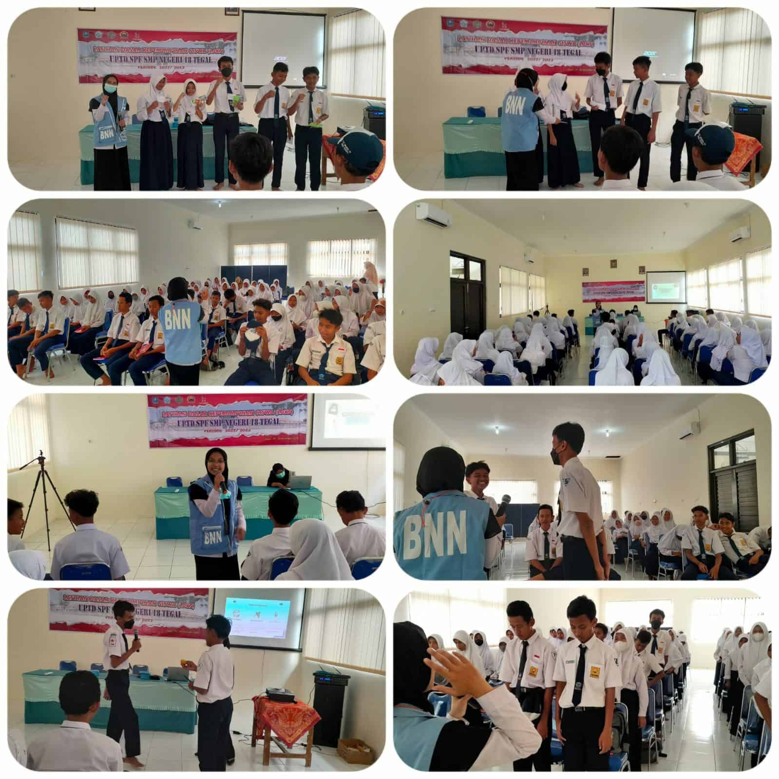 Kegiatan Informasi dan Edukasi melalui Sosialisasi P4GN Siswa Siswi SMPN 18 Tegal Kegiatan Informasi dan Edukasi melalui Sosialisasi P4GN Siswa Siswi SMPN 18 Tegal