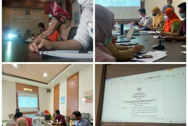 Rapat Penyusunan Perwal Tegal Tentang Petunjuk Pelaksanaan Perda Kota Tegal No. 9 Tahun 2020 Tentang Penanggulangan HIV dan AIDS