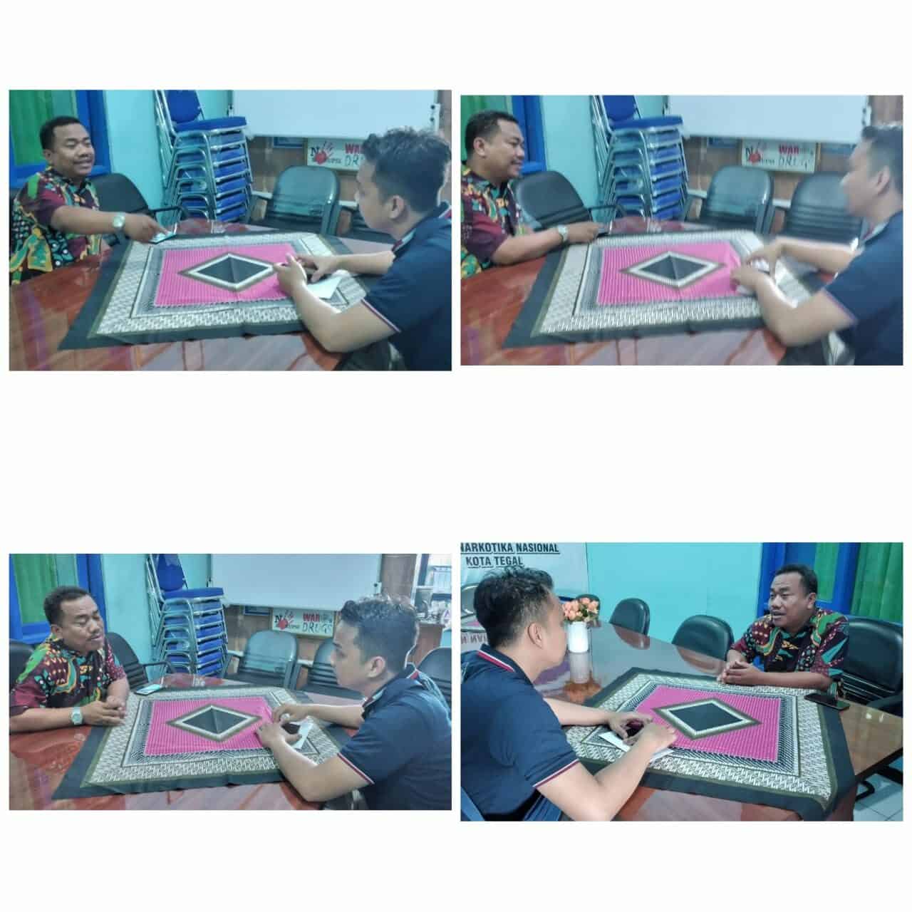 Koordinasi dengan Lembaga Rehabilitasi Komponen Masyarakat (Yayasan Al Ma’la Cabang Tegal) Seksi Rehabilitasi BNN Kota Tegal TA.2023
