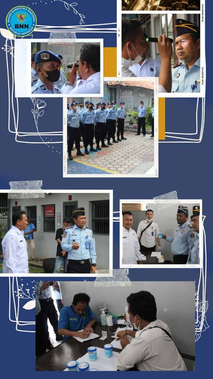 Kegiatan Razia & Tes urine Narkoba Dalam Rangka Deteksi Dini Mewujudkan Lapas Bersinar (Bersih Narkoba) Kegiatan “Razia & Tes urine Narkoba dalam rangka deteksi dini Mewujudkan Lapas Bersinar (Bersih Narkoba)”