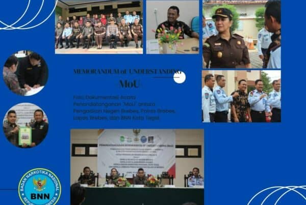 enandatanganan Memorandum of Understanding (MoU) Penerapan Elektronik Berkas Pidana Terpadu (E-Berpadu) di Pengadilan Negeri Kab. Brebes
