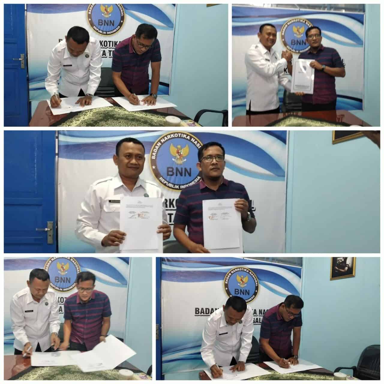 MoU Kerja sama BNN Kota Tegal dengan Harian Radar Tegal MoU Kerja sama BNN Kota Tegal dengan Harian Radar Tegal