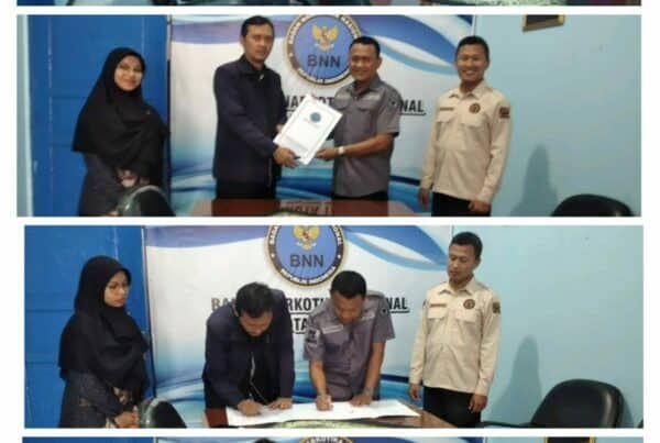 MoU antara BNN Kota Tegal dengan RCA FM