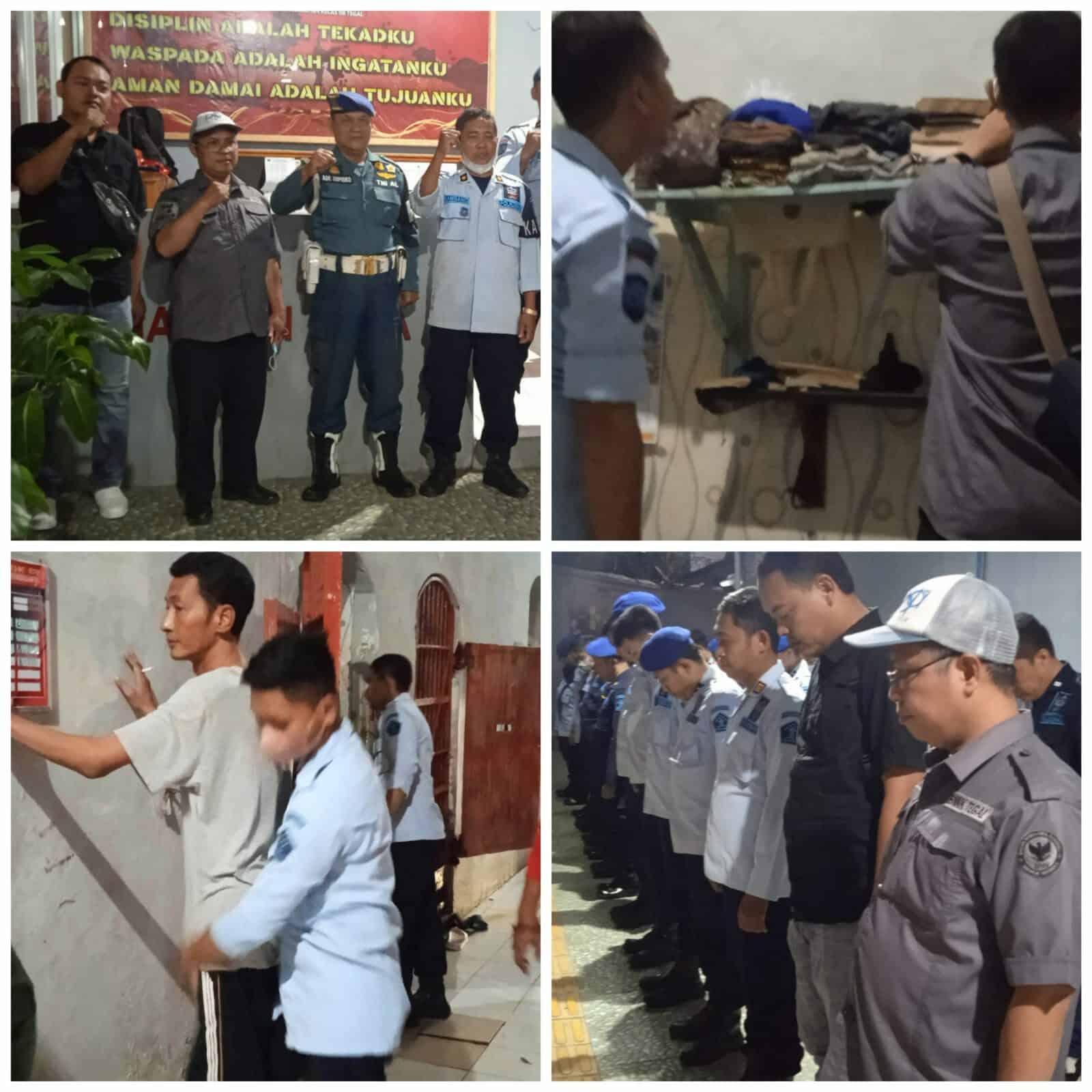 Kegiatan Razia Gabungan Mewujudkan Lapas Bersinar Dalam Rangka Peringatan Hari Bakti Permasyarakatan Ke 59 di Lapas Kelas II B Tegal Kegiatan Razia Gabungan Mewujudkan Lapas Bersinar Dalam Rangka Peringatan Hari Bakti Permasyarakatan Ke 59 di Lapas Kelas II B Tegal
